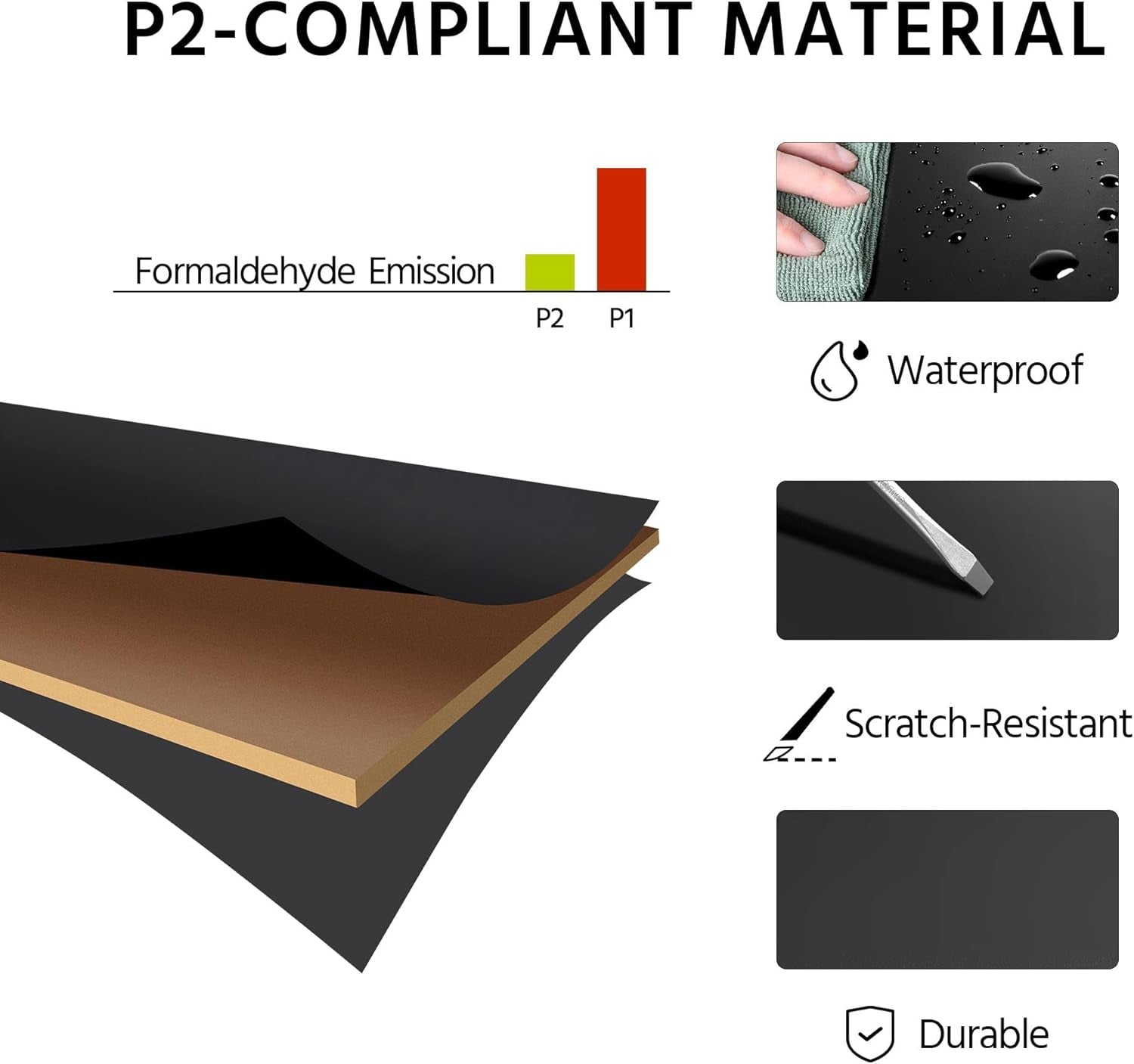 Wood 2-Tier Black Coffee Table with Storage Shelf for Living Room, X Design Accent Cocktail Table, Easy Assembly Home Furniture, 39.5 X 20 X 18 Inches