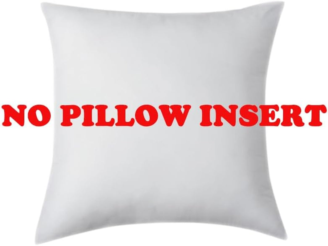 Neutral Couch Throw Pillow Covers 18X18 Inch Set of 4 Decorative Farmhouse Boho Throw Pillows for Living Room, Couch, Bed, Sofa Soft Corduroy Accent Home Decor (Neutral Brown, 18X18 Inch)