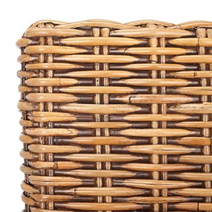 SAFAVIEH Furniture - Tobie Rattan Counter Stool - 23.62" Seat Height - White-Washed - Mango Wood - Coastal Rattan-Seat Design - Ideal for Kitchen, Bar Area, Dining Room - Fully Assembled (BST6501C)