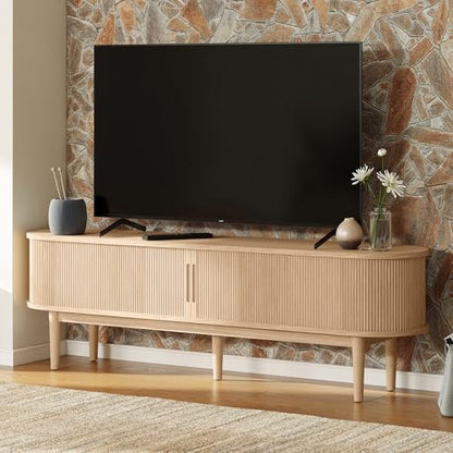 58" Fluted TV Stand for TVs up to 65 Inch, view 5