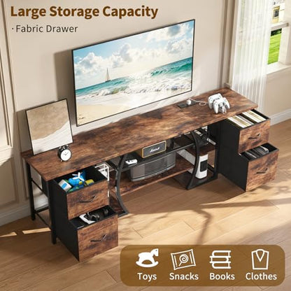 LED TV Stand for 65, 70, 80 Inch TV, view 6