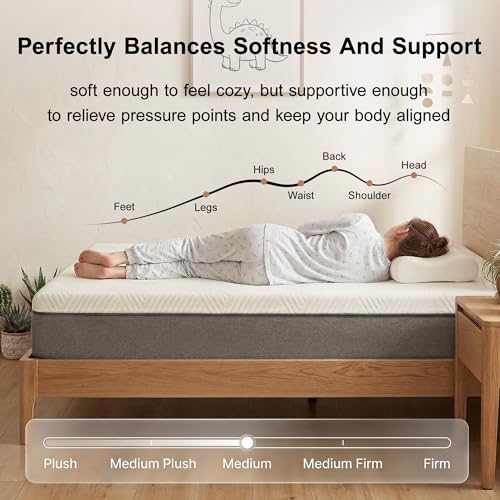 Twin Mattress, 6 Inch Memory Foam Twin Size Mattress in a Box, view 4
