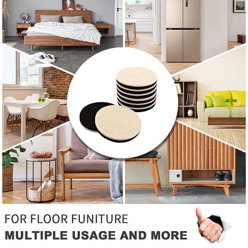 Furniture Sliders for Hardwood Floors, Furniture Sliders for Carpeted Floors, 16 PCS 3 1/2 inch Combo Pack, Sliders for Moving Furniture, Furniture Movers Sliders