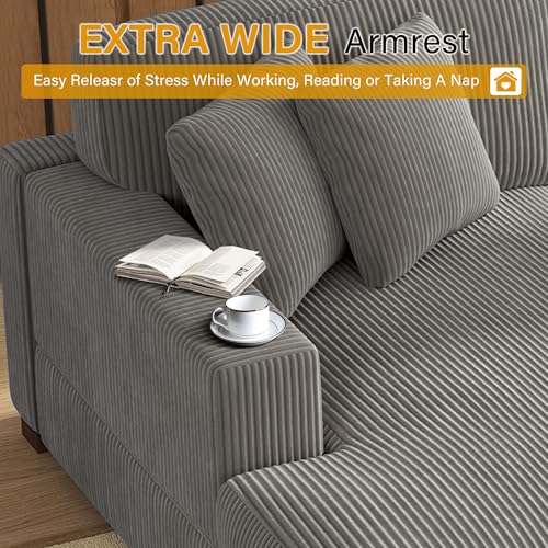 Chaise Lounge Chair Indoor, Oversized Upholstered Sofa Bed for Living Room, view 8
