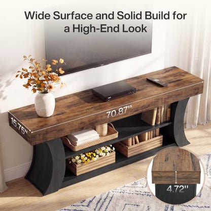 TV Stand for TVs up to 75", Entertainment Center with Storage, view 7