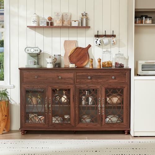 Farmhouse Sideboard Buffet Cabinet with Storage, view 4
