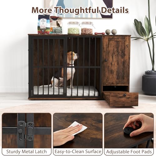 47.5-inch Dog Crate Furniture, view 8