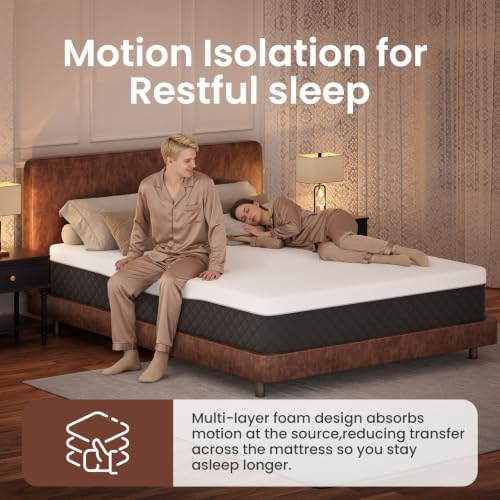 Full Mattress Extra Firm – 12" Memory Foam Mattress for Spinal Alignment, view 5