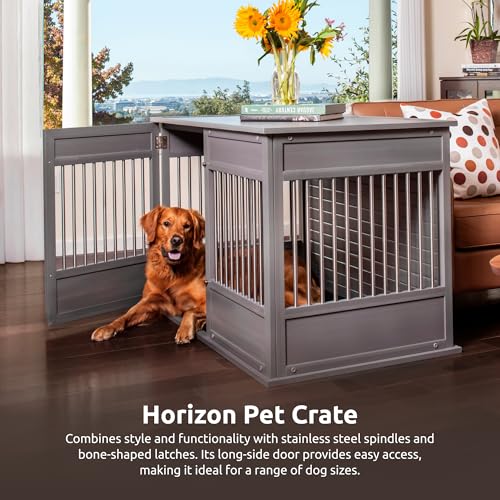 New Age Pet ECOFLEX Horizon Dog Crate & End Table, view 5