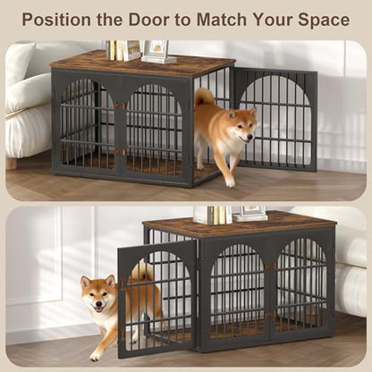 38" Heavy Duty Dog Crate Furniture for Large and Medium Dogs, view 5