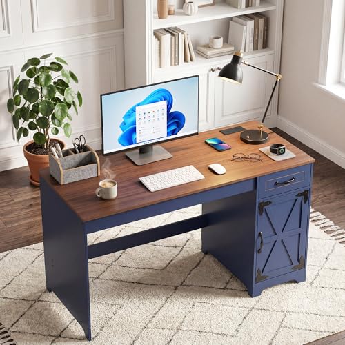 43" Farmhouse Desk with Power Outlet, view 4