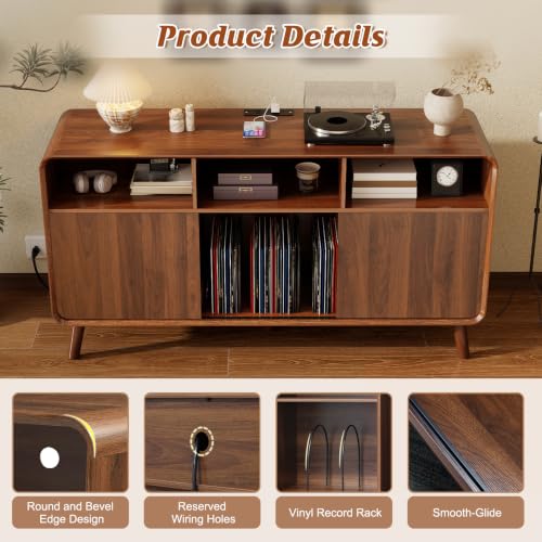 55 inch Record Player Stand, view 5