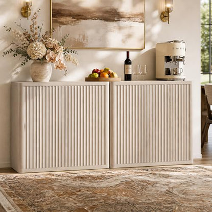 Buffet Cabinet with Storage 69.2" Sideboard Accent Modern Credenza with Doors, view 2