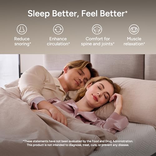 Smart Adjustable Bed Base with Electric Dual Massage, USB, Zero Gravity, view 7