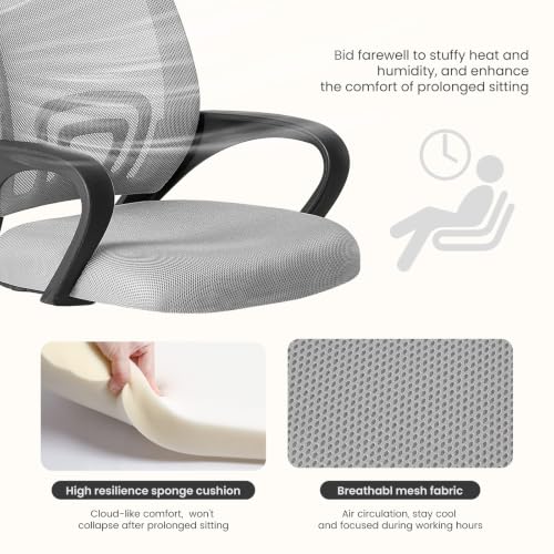 Ergonomic Office Chair, Executive Desk Chair with Lumbar Support, view 6