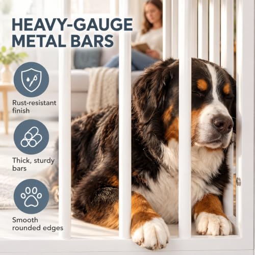 48 Inch Dog Crate Furniture for Medium to Large Dogs, Large Size, view 6