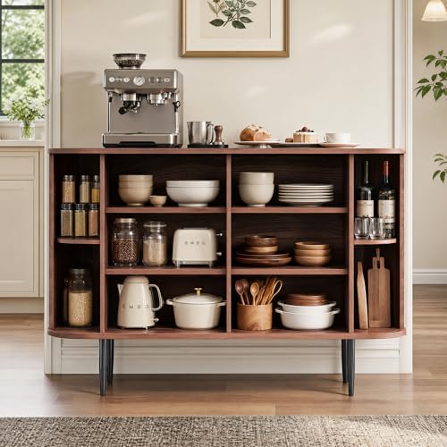 48" Sideboard Buffet Cabinet, Mid Century Modern Console Cabinet, view 5