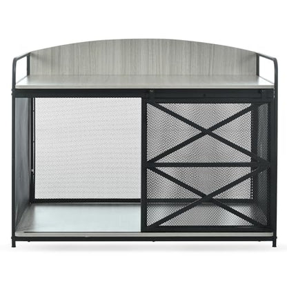42.8" Heavy Duty Dog Crate Furniture, view 7