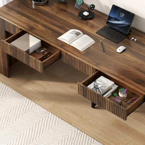 78.74" Executive Desk, Large Office Desk with 2 Drawer, view 4