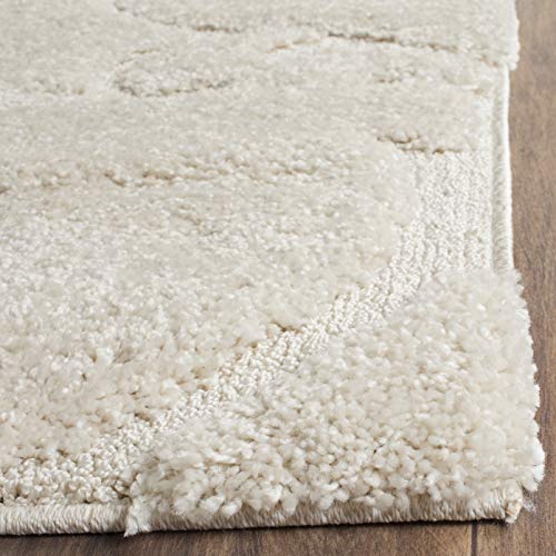 SAFAVIEH Florida Shag Collection Accent Rug, 3'3" x 5'3", Cream & Cream, view 7