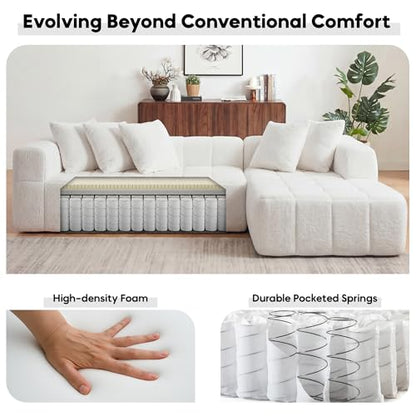 107.9" L-Shaped Boneless Couch, view 4