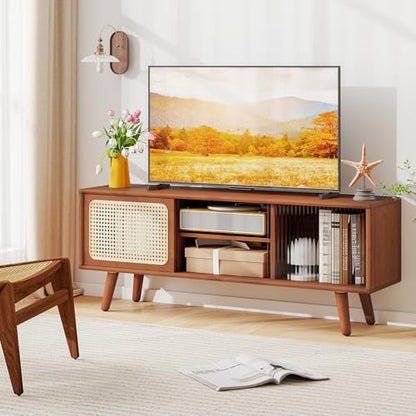 Bamboo TV Stand for TVs up to 55", view 2