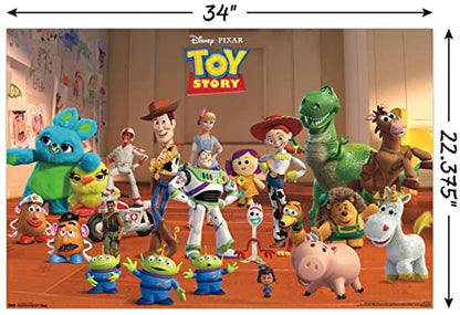 Disney Pixar Toy Story 4 - Collage Wall Poster, 22.375" x 34", Unframed Version