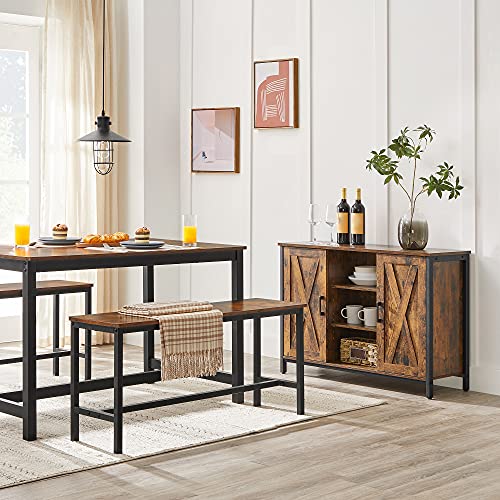 Dining Bench Set of 2, 42.5'' Kitchen Bench, view 3