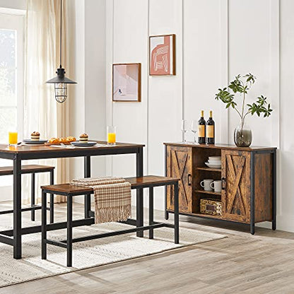 Dining Bench Set of 2, 42.5'' Kitchen Bench, view 3
