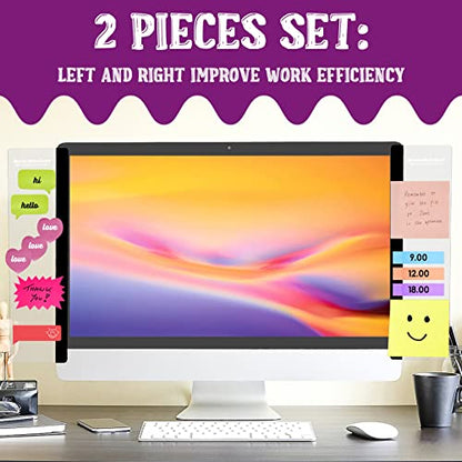 Office Desk Accessories 2pcs Computer Monitor Memo Board Office Supplies, view 3