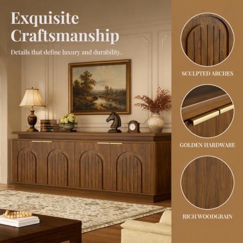 65.7" Sideboard Buffet Cabinet with Storage, view 7