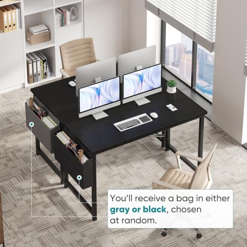 Computer Desk, 47 Inch Gaming Desks for Home Office Small Spaces, view 5