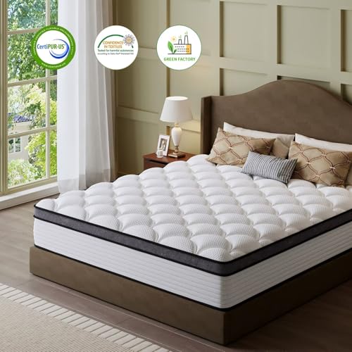 [New Version] 12 inches Hybrid Mattress King Size, view 8