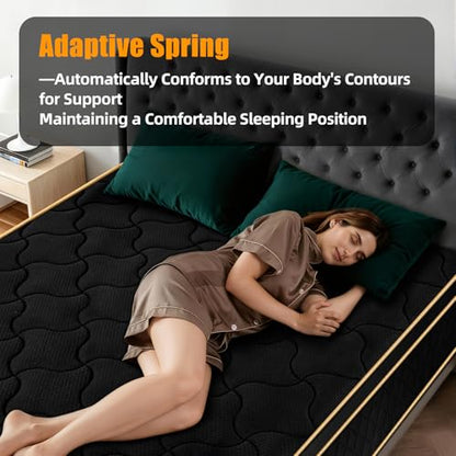 Queen Mattress 12 Inch Medium Firm Hybrid Mattress Queen Size Memory Foam, view 5
