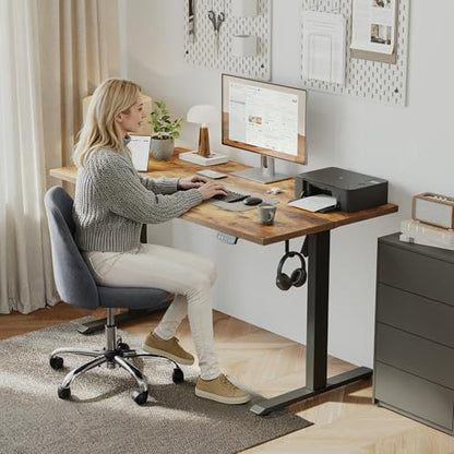Klicelor Electric Standing Desk 48 Inch, Height Adjustable Desk for Home Office, view 3