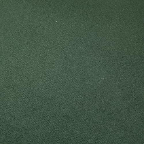 Gouchee Home Belgique Round Velvet Pouf, Foot Stool, Stuffed Ottoman Bean Bag Chair - Forest Green - Stylish, Lightweight, and Comfortable Furniture Accessory for Living Room and Bedroom - 20" x 12"