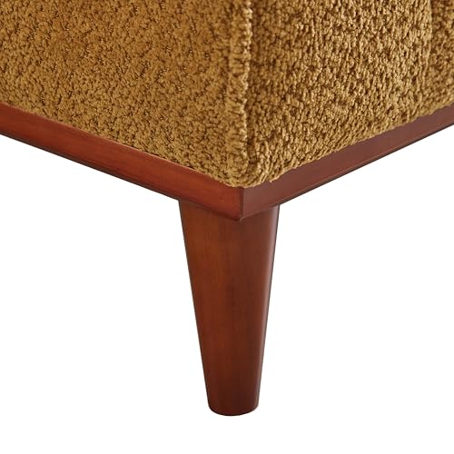 73" Indoor Chaise Lounge Chair with Ottoman, Upholstered Boucle Long Chaise, view 5