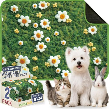 Washable Pee Pads for Dogs, Reusable Puppy Potty Training Pads, view 2