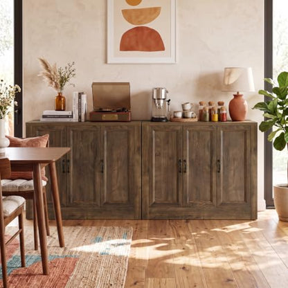 78" Modular Buffet Sideboard Cabinet Set of 2, view 7