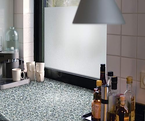 346-0180 Decorative Self-Adhesive Film, Grey Granite, 17" x 78" Roll