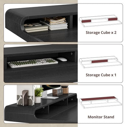 Standing Desk with Storage, view 8