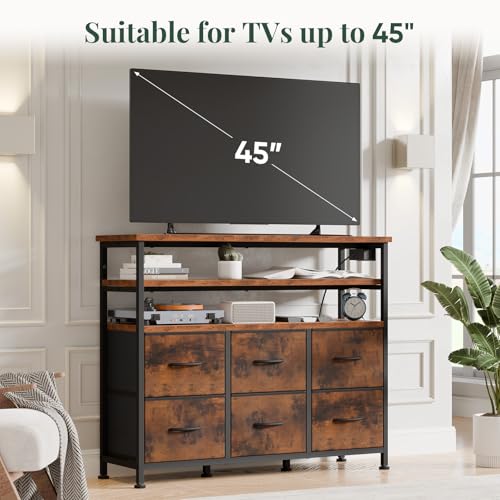 TV Stand for TVs up to 45 Inch, Entertainment Center, view 5