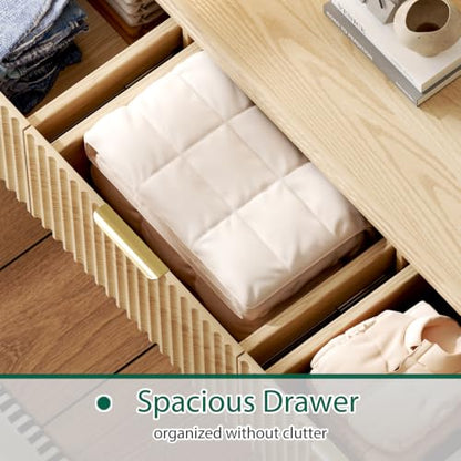 62.91" Modern Chest of Drawer, 9 Deep Drawers, Clothes Organizer, view 7