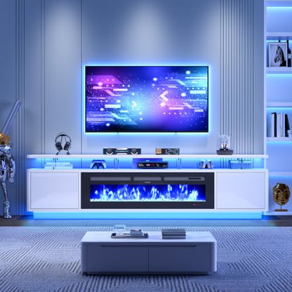 90" Fireplace TV Stand for Living Room, view 7
