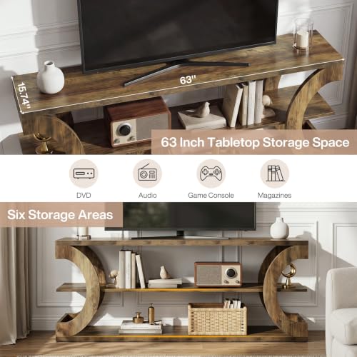 Tribesigns TV Stand for TVs up to 75 Inches, view 5