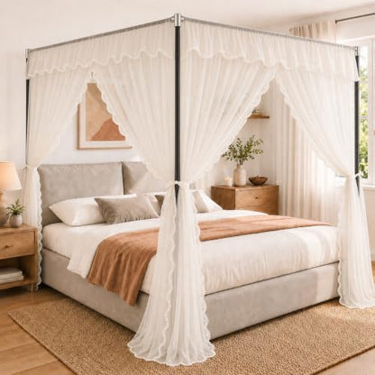 Canopy Bed Frame Full Size, Stainless Steel Canopy Bed Frame Full Size, view 8