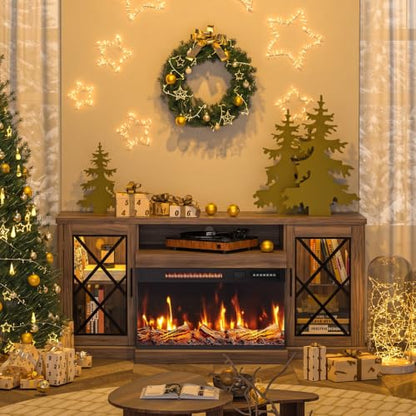 Fireplace TV Stand for TVs up to 70", view 8