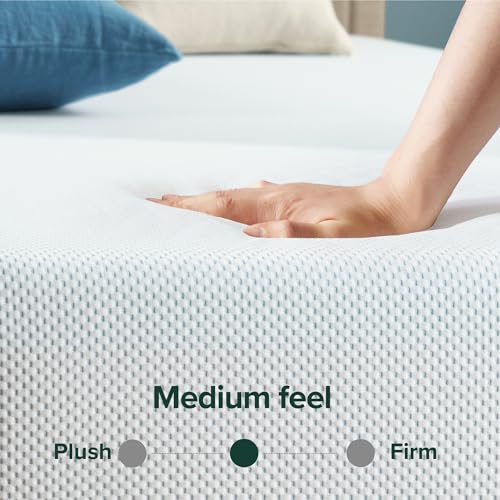 Zinus 8 Inch Green Tea Cooling Memory Foam Mattress [New Version], Twin, Fiberglass Free, Medium Firmness, Cooling Gel Foam, Certified Safe Foams & Fabric, Mattress in A Box