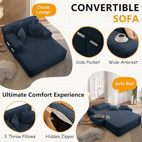 60 Inch Oversized Chaise Lounge Chair Indoor, view 5