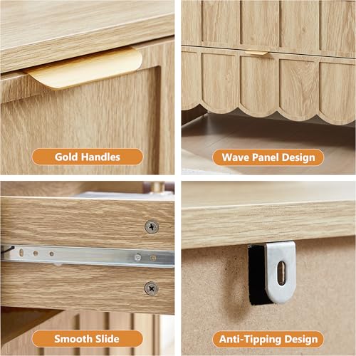 5 Drawer Dresser for Bedroom, view 5